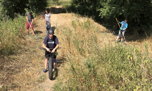 Die Dirtline wurde wiederhergestellt. Foto: privat