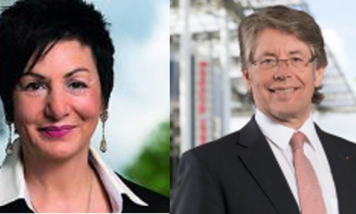 Sozialausschussvorsitzende Immacolata Glosemeyer und SPD-Fraktionssprecher Hans-Georg Bachman. Fotos: SPD