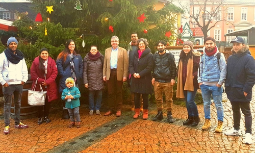 Ausklang des Tages auf dem Weihnachtsmarkt. Foto: privat