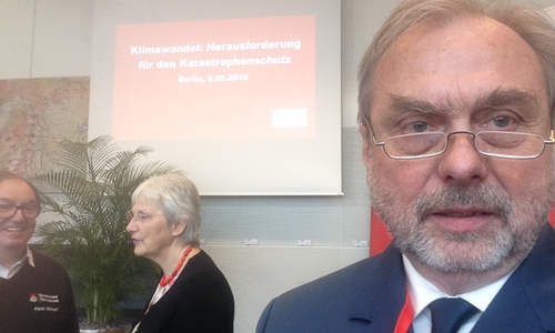 Wolf Becker vom THW Peine war auf der Blaulichtkonferenz in Berlin. Foto: Wolf Becker