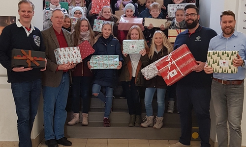 Die Schüler und Lehrer der Großen Schule spendeten reichlich. Foto: Große Schule