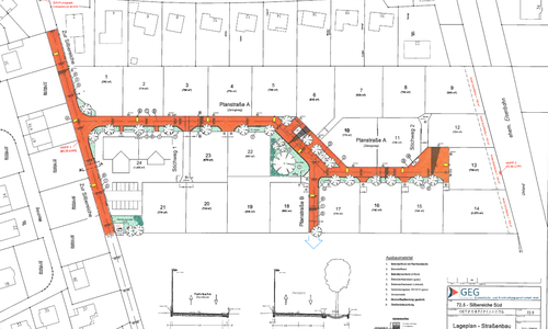 Dies ist der Plan des neuen Baugebietes "Silbereiche Süd". Karte: Stadt Gifhorn