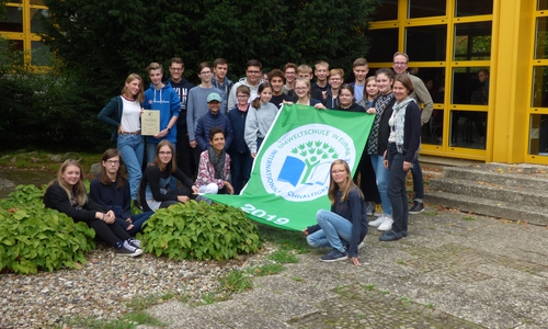 Das THG wurde als Umweltschule ausgezeichnet. Foto: THG