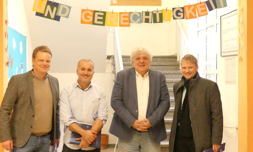 Christoph Bratmann, Cemalettin Karatas, Manfred Splittgerber und Stefan Klein. Foto: Wahlkreisbüro Christoph Bratmann