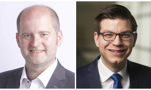 Ingo Schramm (links) und Björn Försterling äußern sich zum ZGB. Foto: Peter Sierigk / Nigel Treblin
