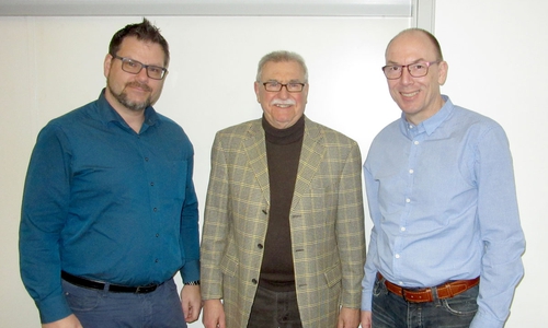v.l. Herr Walloschek, Herr Biller (Leiter der SHG), Herr Kröning. Foto: SHG Schlafapnoe Wolfenbüttel