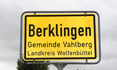 Berklingen, Ortsschild (Foto: Marc Angerstein)