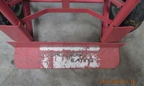 Detailbild der zurückgelassenen Sackkarre. Foto: Polizei