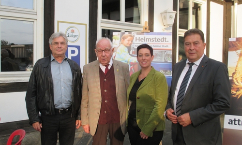 Herbert Theissen, Dieter Lorenz,  Sarah Grabenhorst-Quidde und Uwe Lagosky. Foto: CDU