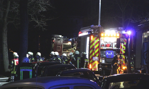 Die Kameraden der Goslarer Feuerwehr am Einsatzort. Foto: Feuerwehr