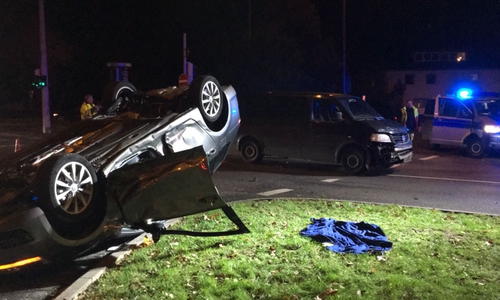 Schwerer Unfall auf der Hannoverschen Straße. Foto/Video: aktuell24 (BM)