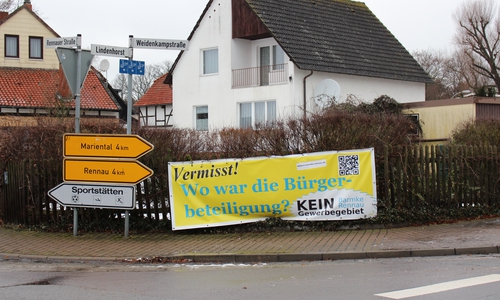 Die Bürger in Barmke sind nicht alle Fans des geplanten Gewerbegebiets. Foto: Magdalena Sydow