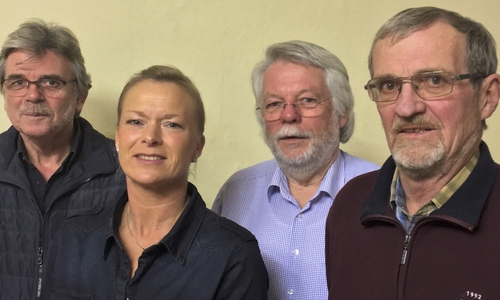 Reiner Deitmar, Dunja Kreiser, Dr. Heinrich Füchtjohan, Werner Kuby (von links). Foto: privat