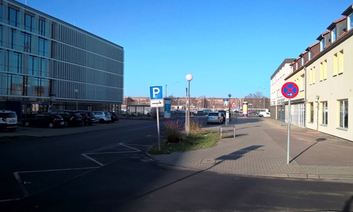 Der Schachtweg Nord soll als Quartierseingang gestaltet werden. Foto: Stadt Wolfsburg