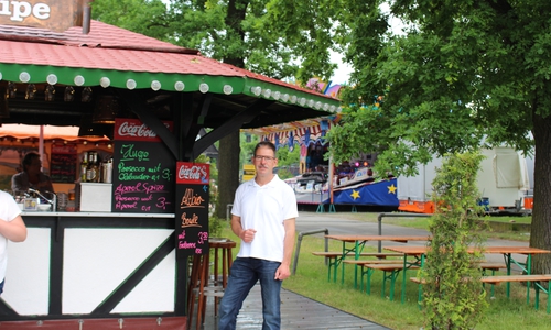 Guido Ehlers, Festplatz-Organisator des Schützen- und Volksfestes. Archivbild.