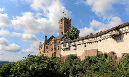 Die Wartburg. 
Foto: Wartburg Stiftung Eisenach