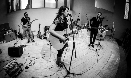 Die Band „Liz and the Lions“. Foto: Privat