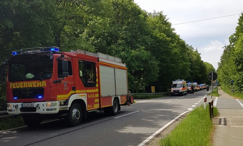 Insgesamt 128 Einsatzkräfte suchten am Samstag und Sonntag nach einem 74-Jährigen. Fotos: Feuerwehr Bad Harzburg