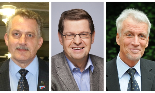 Klaus-Dieter Heid/Ralf Stegner/Ralf Achilles. Fotos: Werner Heise/SPD/SPD