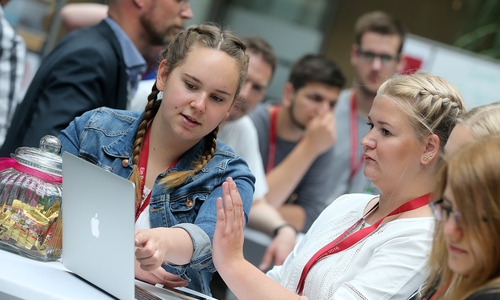 „promotion school“ startet in diesem Jahr mit 1.000 Schülern in die Workshops. Foto: Alianz für die Region