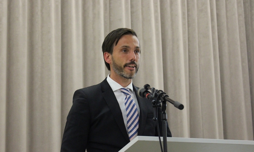 Christian Mews stellte sich im Kreistag zur Wahl. Foto: Sandra Zecchino