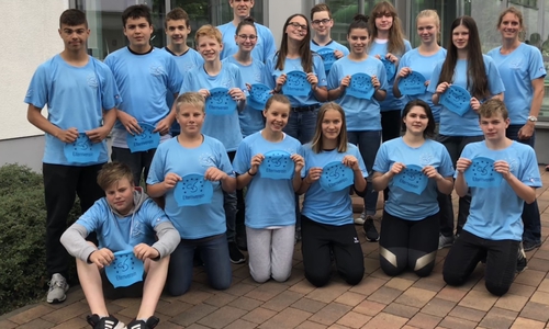 Die erfolgreichen Schwimmerinnen und Schwimmer des CvD. Foto: Elternverein des
Christian-von-Dohm-Gymnasiums e.V.