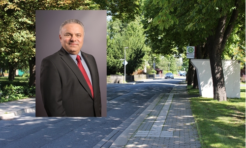 Francescantonio Garippo setzt sich für die Arbeiten am Fahrradweg ein. Fotos: Sandra Zecchino/SPD