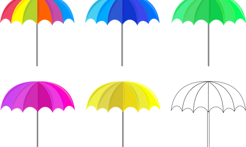 Kundgebungsteilnehmer sollen bunte Regenschirme mitbringen und aufspannen. Symbolfoto: Pixabay