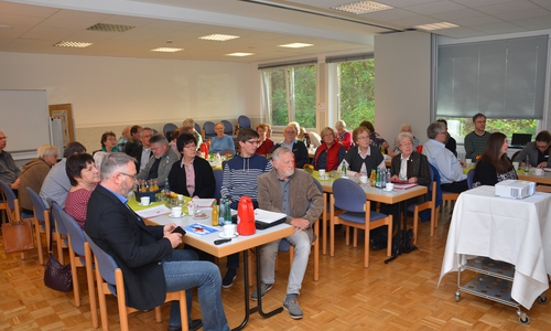 Die Delegierten von 16 Ortsvereinen tagten im Kreisverband.  Foto: DRK 