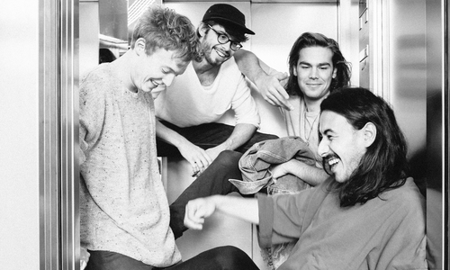 Die Band „Lion Sphere” aus Berlin spielt am Lappwaldsee. Foto: privat