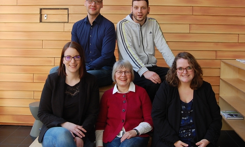 Betriebsratsgremium der Wolfsburg AG: Hubert Szczepaniak und Raik Steinbring, Nadine Hilbert, Margarete Schellenberg und Marike Bebnowski, nicht im Bild: Anastasia Reiter und Max Günther. Foto: IGM Wolfsburg