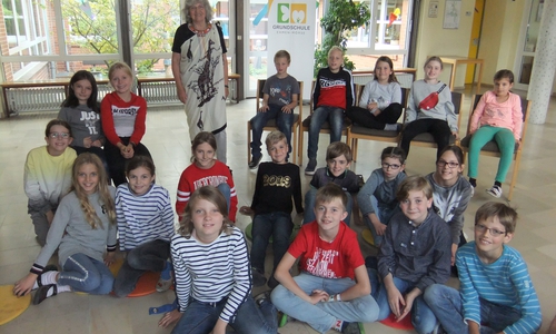 Die Grundschüler aus Wolfsburg.
Foto: Stadt Wolfsburg