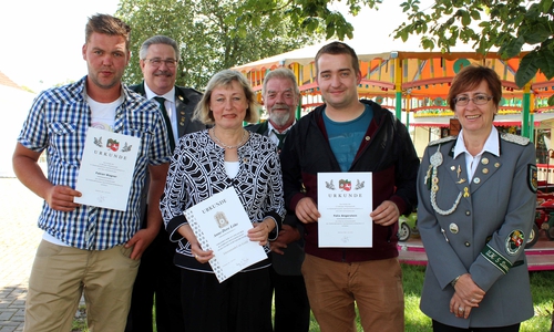 Fabian Wagner, Bernfried Keye, Anne – Dore Löhr, Horst Hake, Felix Angerstein, Micaela Schulz. Foto: privat