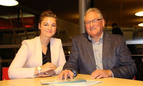 Ina Hallmann, Wirtschaftsförderin im Landkreis Wolfenbüttel und Harald Karger, Berater der NBank, bieten einen kostenfreien Sprechtag für Unternehmen und Existenzgründungsinteressierte an. Foto: Kristin Winter