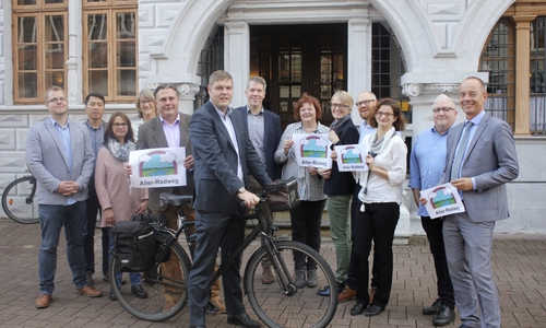 Die Kooperationspartner des Aller-Radwegs. Foto: CMT GmbH, Marcus Feuerstein