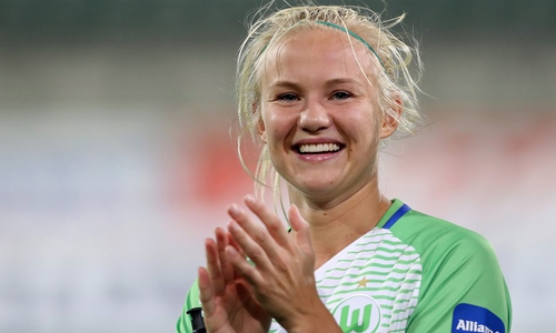 Pernille Harder verlässt den VfL. Archivbild