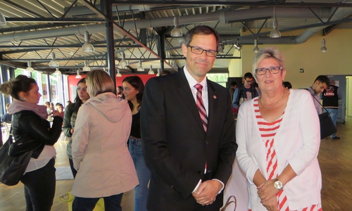 Knut Foraita und Prof. Dr. Rosemarie Karger. Foto: Ostfalia