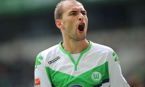 Wurde schwer am Kopf verletzt: Bas Dost. Foto: Agentur Hübner
