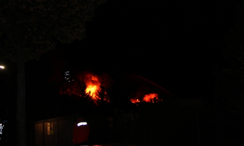 Feuer in Jerstedt. Foto: Feuerwehr Goslar