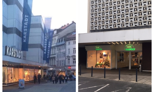 In Braunschweig gibt es drei Karstadtfilialen und das Kaufhof-Galeria-Haus. Fotos: aktuell24 (BM)/Alexander Dontscheff