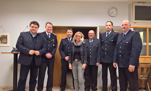 Uwe Schäfer, Frank Schneider, Stefan Sander, Petra Eickmann-Riedel, Carsten Marowsky-Brée, Frank Meier, Ernst Glindemann (v. li.). Foto: Privat