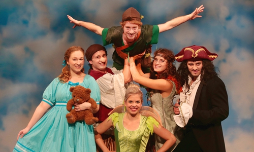 Das Nimmerland ruft, Peter Pan im Brunnentheater. Foto: Daniela Landwehr