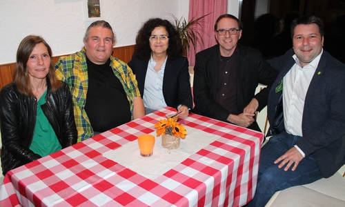 v.l. Ulrike Siemens, Ercan Kilic, Ministerin Heinen-Kljajic, Michael Siano, Sprecher GRÜNE KV Salzgitter, Stefan Körner, Landesvorsitzender GRÜNE. Foto: GRÜNE KV Salzgitter