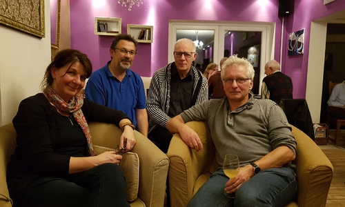 Angelika Uminski, Michael Beck, Pieter K. G. Welge und Holger Barkhau. Welge. Foto: Julius Stange
﻿