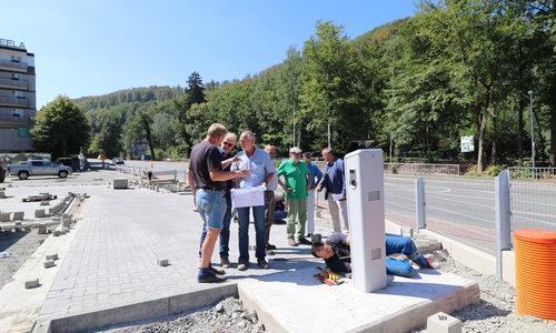 Fast problemlos und ohne große Verzögerungen gingen die Arbeiten über die Bühne. Foto: Kur- Tourismus- und Wirtschaftsbetriebe der Stadt Bad Harzburg GmbH