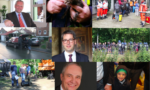 Wir blicken auf das Jahr 2015 zurück. Fotos: Anke Donner, Werner Heise, B.Müller, Polizei Goslar, Martina Hesse.Fotomontage: Anke Donner 