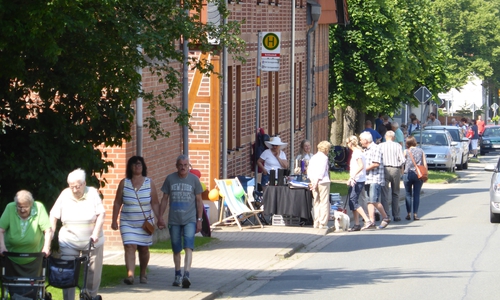 So war der Schliestedter Dorf- und Reiterflohmarkt. Foto: Privat