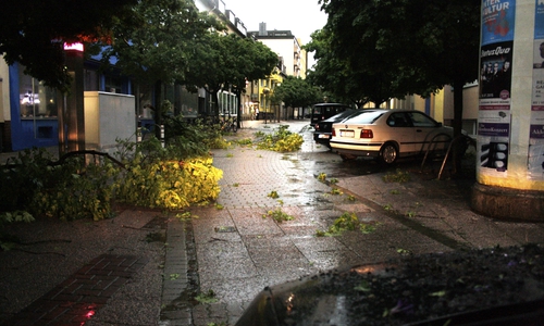 Das Unwetter hat auch die Stromleitungen in der Region beschädigt. BS|ENERGY. Elf Einsätze innerhalb kürzester Zeit waren nötig. Symbolbild: Werner Heise