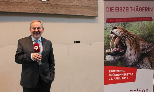 Manfred Casper erklärt im Interview, was er sich für 2017 mit dem "Paläon" vorgenommen hat. Foto: Magdalena Sydow