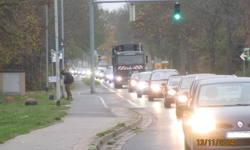 Im Feierabendverkehr ist in Watenbüttel häufiger einmal Stillstand angesagt. Foto: Bernd Dennda
